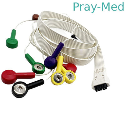 kupować Mortara X12 10 odprowadzeń EKG Holter Cable Snap / Clip Type do rejestratora Monitor produkcja online