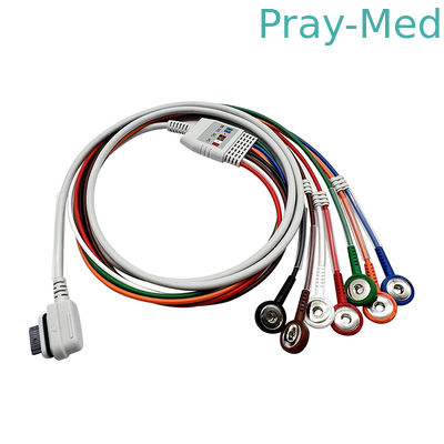 kupować GE Seer 7 odprowadzeń Holter Recorder Kabel EKG Kabel pacjenta AHA Snap EKG produkcja online