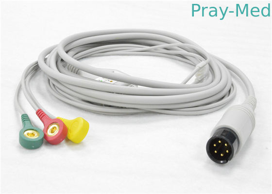 kupować Kabel przewodów ołowiu medycznego, kabel pacjenta o średnicy 5 mm dla u ytkownika Ecg produkcja online