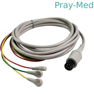 kupować Oryginalny Nihon Kohden 6pin jeden kawałek EKG kabel BJ-753P 3lead 3.6m produkcja online