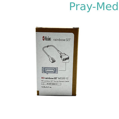 kupować TPU Rainbow 20Pin SpO2 Extension Cable MD20-12 dla oryginalnego M-asimo 4073 RD SET produkcja online