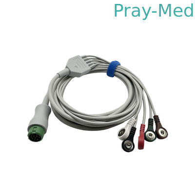 kupować Mindray 12pin Connector 5 Lead ECG Cable TPU Jacket EA6251B 040-000961-00 produkcja online