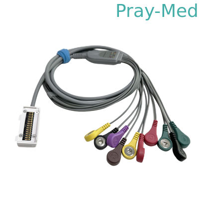 kupować Meditech Cardiup EKG Holter kabel dla CardiUP!3 CardiUP!12 TPU Jacket 10-kanałowy łącznik Snap produkcja online