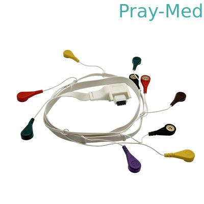 kupować 10 Kable Holtera EKG dla pacjentów z ołowieniem do MORTARA T12 10PIN produkcja online