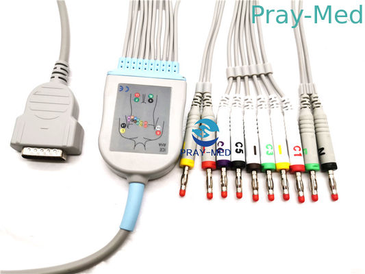 kupować Kabel GE Marqutte MAC1000 Ge Ecg, kurtka TPU Niezawodny Ge Ecg Przewody produkcja online