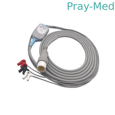 kupować HP TPU 12pin 3-odprowadzeniowy kabel EKG z zaciskiem dla noworodków produkcja online