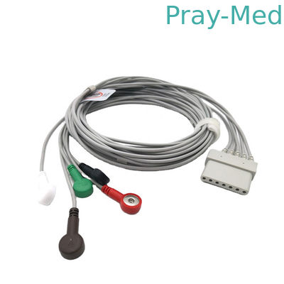kupować Kabel pacjenta Schiller EKG 7-stykowy 5-odprowadzeniowy kabel EKG typu zatrzaskowego produkcja online
