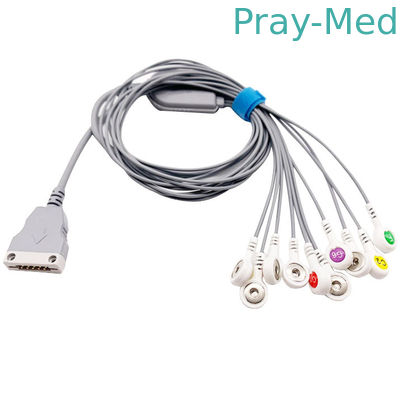 kupować Beneware 10 odprowadzeń EKG Holter Cable z CE i ISO13485 dla Beneware CT-086 produkcja online