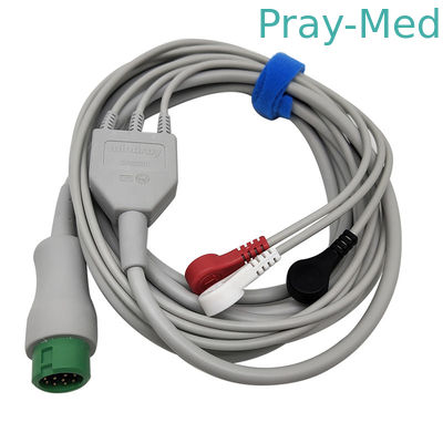 kupować EA6232B Kabel pacjenta EKG Leadwire Bezpośrednie połączenie z końcówką zatrzaskową produkcja online