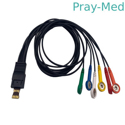 kupować 4,0 mm TPU 4/6 ołowiowy kabel Schiller Ecg do MT101 MT-200 Ecg Holter produkcja online