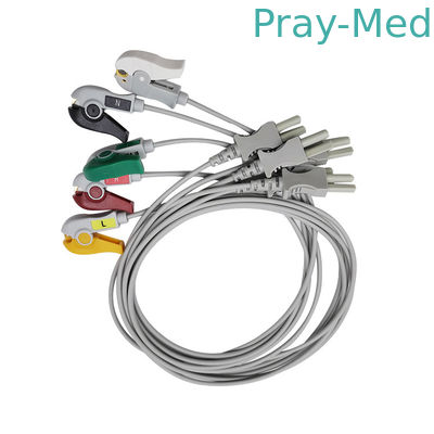 kupować Spacelabs 5-odprowadzeniowe EKG Leadwire Snap/Clip Kurtka TPU Szara 0,9m 700-0007-08 700-0006-08 produkcja online