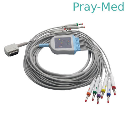 kupować Kenz 108/109 EKG Kable i przewody, kabel EKG pacjenta z bananem / din 3.0 produkcja online