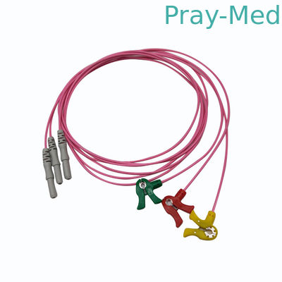 kupować 3Lead 5Lead Din Typ IEC AHA Kabel pacjenta EKG Kurtka TPU Leadwire produkcja online