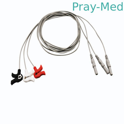 kupować Bez sterylnych 10 odprowadzeń Szary kabel EKG typu Din Neonate Ecg Kurtka z TPU o długości 3 stóp produkcja online