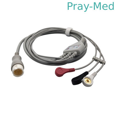 kupować HP / HP 3-przewodowy kabel pacjenta do aparatu EKG 12-stykowe złącze 3,6 m TPU produkcja online