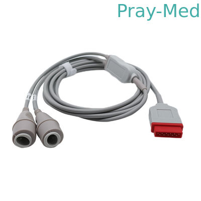 Kabel adaptera GE Marquette IBP Podwójne złącze Edwards 2021197-003 Długość 3,2 m