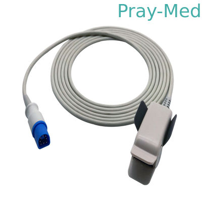 Wielokrotnie używany czujnik Spo2 zgodny z PH 8-pin M1196A USA TE Chip