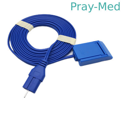 Kabel medyczny Esu 2,0 mm Szary lub Błękitny dla płyty dwubiegunowej płyty ujemnej