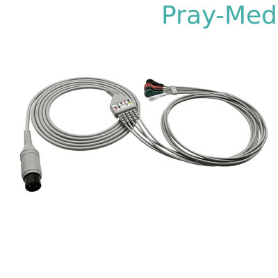 Kompatybilny Mindray ECG Trunk Cable 6 Pin 3 lub 5 przewodów Pm8000