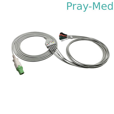 Drager Siemens 7Pin jeden kawałek Kabel i Leadwire 3.6m TPU jacker