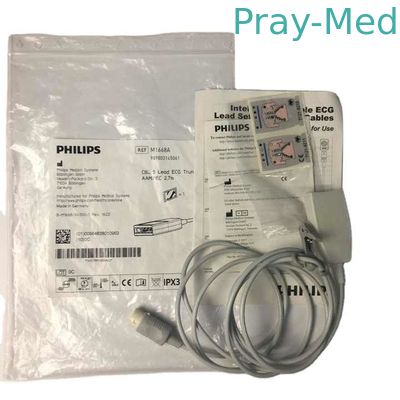 Oryginalny 12-pin ECG Trunk Cable 5 Lead 989803145061 M1668A 2,4m
