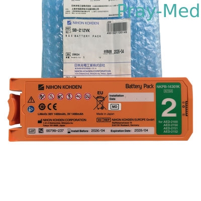 30V 1400mAh Zastąpienie baterii dla oryginalnego Nihon Kohden Cardiolife 2100 AED SB-212VK