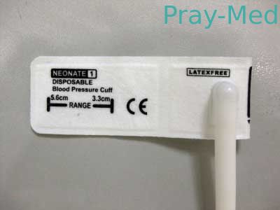 Woven Non Invasive Mankiet ciśnieniowy z jedną rurką Wewnątrz pęcherza TPU