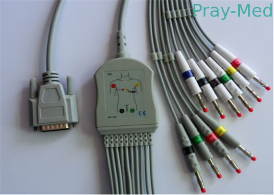 Kabel Ecg Goldway / Nihon Kohden, kabel Ecg 5 mm Dia Mindray, kabel Db 15 Pin
