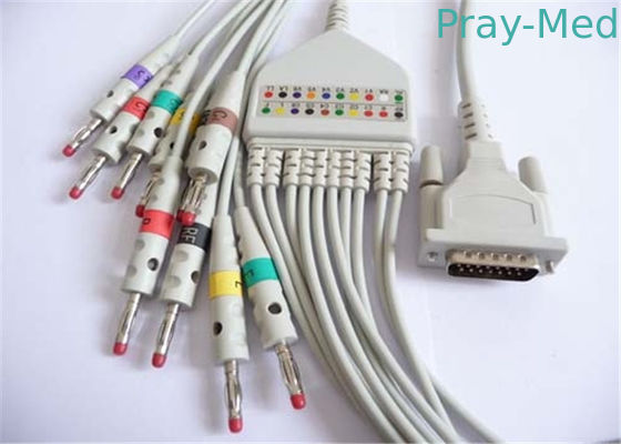 Kompatybilny kabel z przekładnią elektrokardiograficzną HP i HP