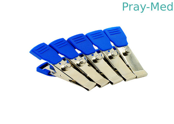 Klipy Metal Ekg Alligator, klipy Alligator dla maszyn Ecg 5pcs / Set