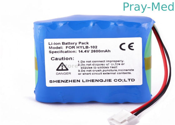 14.4v 2600mAh Ecg Machine Bateria, Akumulator Ecg Zastąpienie Akumulatora