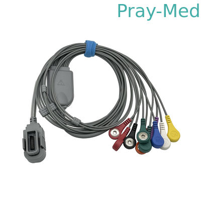 NORAV 10 Ołów EKG Holter Kabel Z Snap Ends 20pin złącza