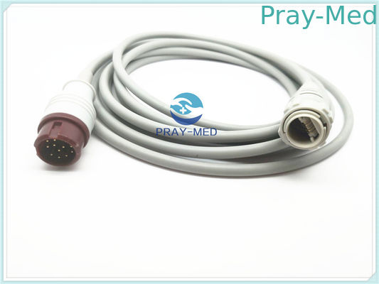 Kabel inwazyjnego ciśnienia krwi Mindray T5, kabel HP IBP o średnicy 4 mm
