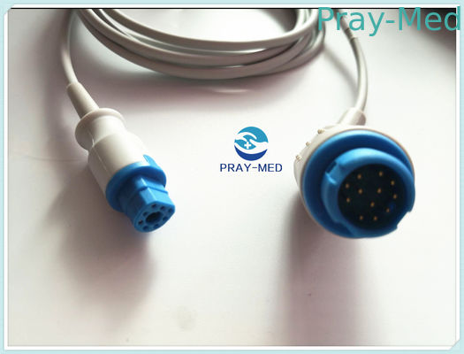 Niezawodny kabel adaptera HP m1940A Spo2 12 pinów - 8 pinów Kompatybilny 4,0 mm Dia