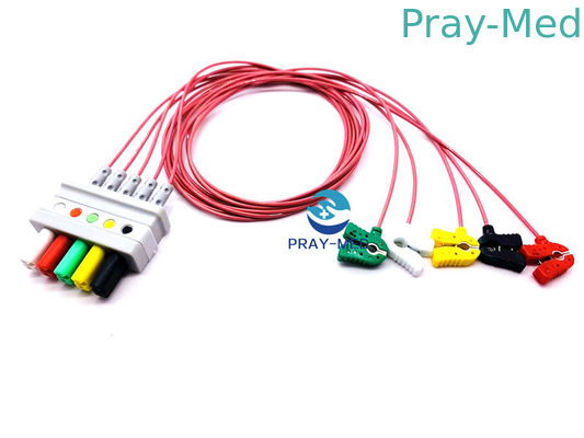 8 pinów HP 5 przewodów Ecg, M2406A / M1733a Ecg Trunk Cable o długości 3,6 m