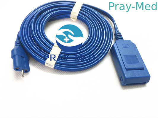 Kabel płytki pacjenta z diatermii PVC 3 m do elektrochirurgicznej podkładki uziemiającej