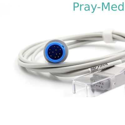 Okrągły 12-pinowy kabel adaptera Comen Spo2 Przedłużacz czujnika Spo2