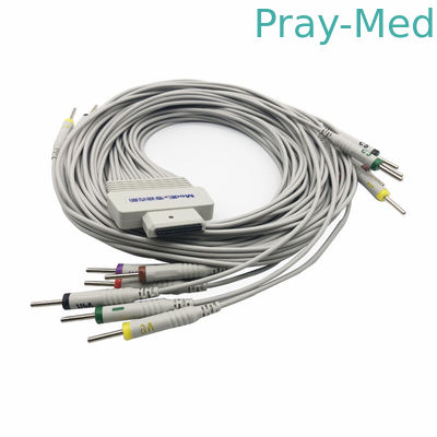 Medex 26-pinowy kabel pacjenta 3,0 Din EKG 16-przewodowa kurtka TPU