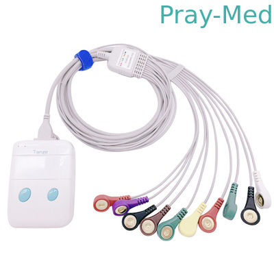 Kurtka TPU 1.1m Kabel EKG Holter 10 odprowadzeń kompatybilny z rejestratorem