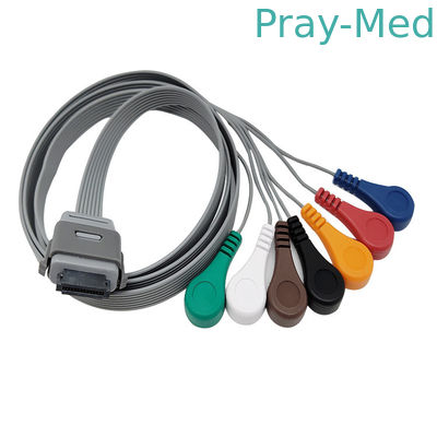Instrumenty biomedyczne Bi9800/9000 7-odprowadzeniowy kabel BI Ecg Holter z płaszczem TPU