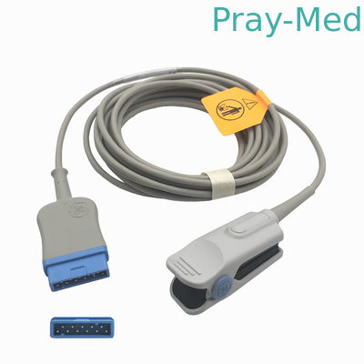 Wielokrotnego użytku GE Ohmeda TS F4 GE 11-pinowy czujnik Spo2 dla dorosłych o średnicy 4,0 mm