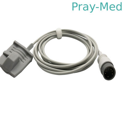 Zoncare Hwatime Kabel Czujnik spo2 dla dorosłych okrągłe 6-pinowe złącze 3m TPU