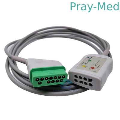 Nihon Kohden 12-pinowy kabel tułowia 2,4 m JC 906P EKG dla dorosłych pediatrycznych