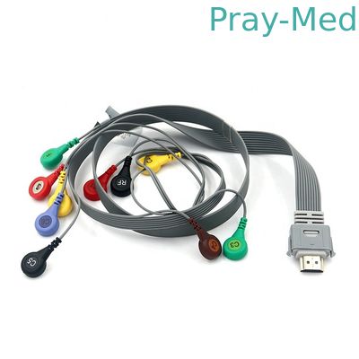 Biocare Snap End TPU 10 odprowadzeń IH-12 HDMI 19-pinowy kabel pacjenta EKG