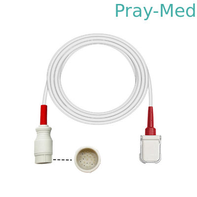 Kabel adaptera 9Pin DSub do 25Pin Spo2 2,4 m  Red 25 Seria LNCS-10