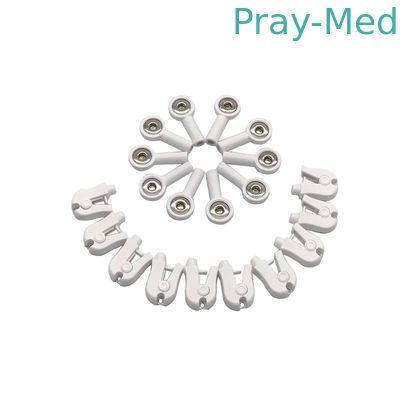 Klipsy adaptera EKG EKG, wtyk bananowy TPU 4 mm do zatrzasków bananowych EKG